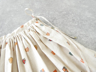 R&D.M(オールドマンズテーラー) COTTON LINEN COAT OF ARMS GATHER SKIRTの商品画像25
