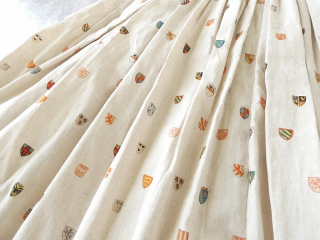 R&D.M(オールドマンズテーラー) COTTON LINEN COAT OF ARMS GATHER SKIRTの商品画像28