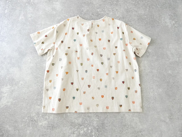R&D.M(オールドマンズテーラー) COTTON LINEN COAT OF ARMS HALF SLEEVE SHIRTの商品画像3