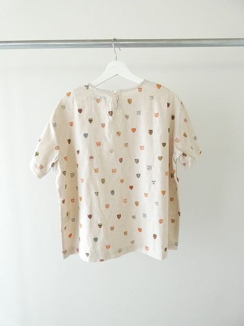 R&D.M(オールドマンズテーラー) COTTON LINEN COAT OF ARMS HALF SLEEVE SHIRTの商品画像4