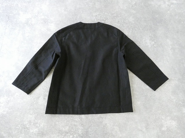 homspun(ホームスパン) ウールリネンノーカラージャケットの商品画像19
