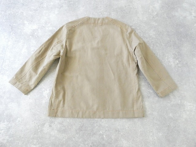 homspun(ホームスパン) ウールリネンノーカラージャケットの商品画像20