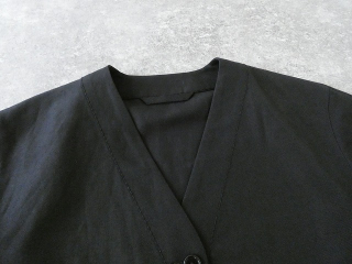 homspun(ホームスパン) ウールリネンノーカラージャケットの商品画像26