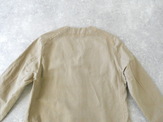 homspun(ホームスパン) ウールリネンノーカラージャケットの商品画像40