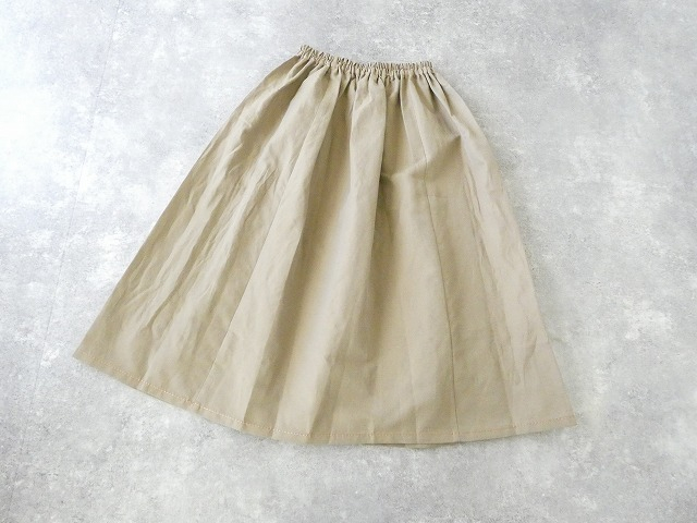 homespun リネンギャザースカート homspun(ホームスパン) コットンリネンチェック ギャザー
