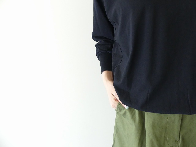 【希少】美品 homspun ホームスパン プルオーバー ジャケット パーカー homspun ホームスパン コンパクト裏毛プルオーバー #ブラック