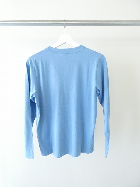 homspun(ホームスパン) 天竺長袖Tシャツ　(2)サックスの商品画像10