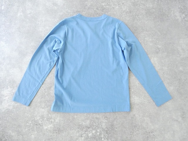 homspun(ホームスパン) 天竺長袖Tシャツ　(2)サックスの商品画像11