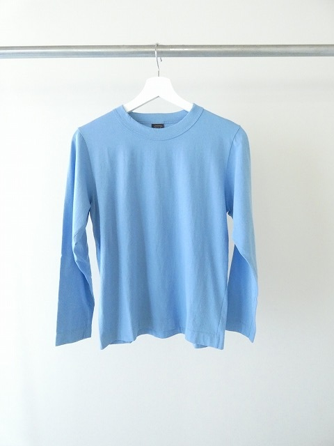 homspun(ホームスパン) 天竺長袖Tシャツ　(2)サックスの商品画像2