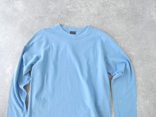 homspun(ホームスパン) 天竺長袖Tシャツ　(2)サックスの商品画像23
