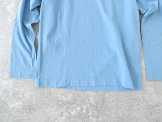 homspun(ホームスパン) 天竺長袖Tシャツ　(2)サックスの商品画像27