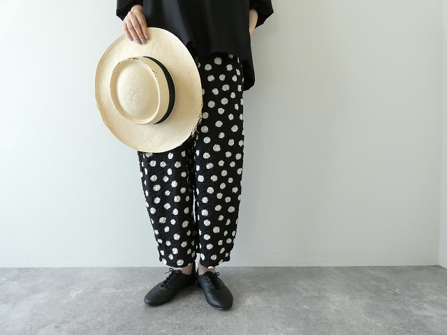 NARU リップルクロスランダムドットエッグパンツの商品画像1