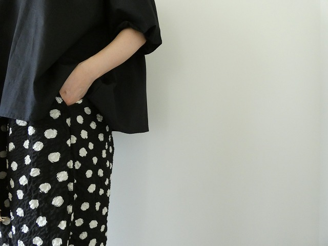 NARU リップルクロスランダムドットエッグパンツの商品画像3