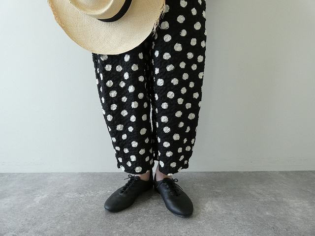 NARU リップルクロスランダムドットエッグパンツの商品画像4