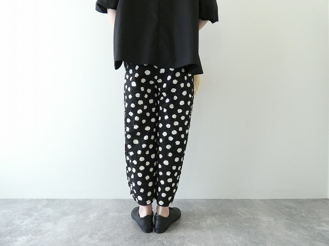 NARU リップルクロスランダムドットエッグパンツの商品画像7