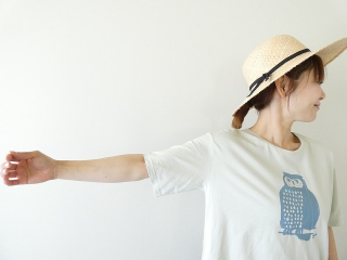 grin(グリン) エーゲ海ふくろうプリントTの商品画像22