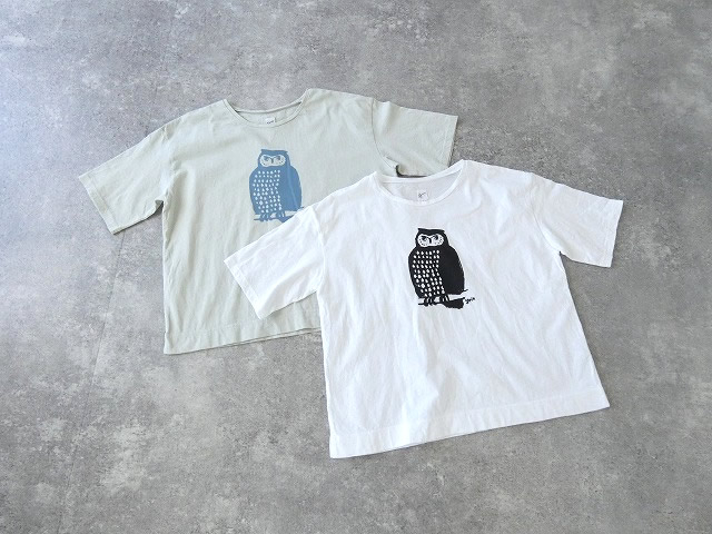 grin(グリン) エーゲ海ふくろうプリントTの商品画像8