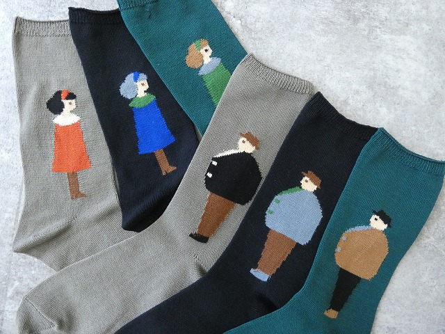 French Bull(フレンチブル) カップルソックス bonheurの商品画像1