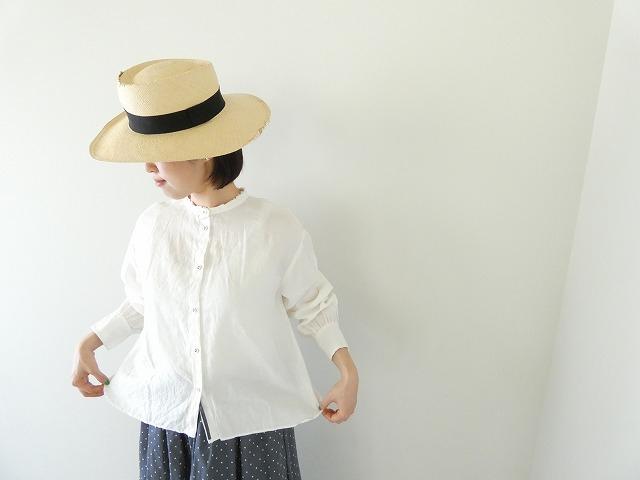 Gauze#(ガーゼ) タイニーフリルカラーブラウスの商品画像1