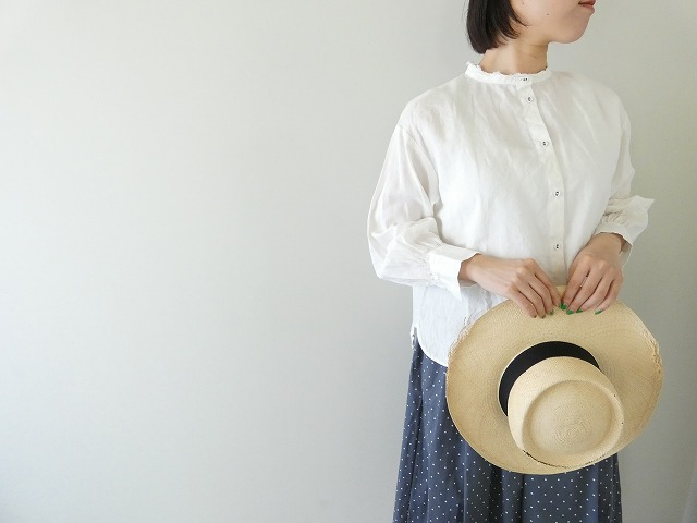 Gauze#(ガーゼ) タイニーフリルカラーブラウスの商品画像3
