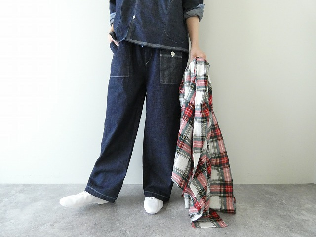 快晴堂(かいせいどう) HAYATE デュアルシーズンデニム ステッチ沢山パンツの商品画像2