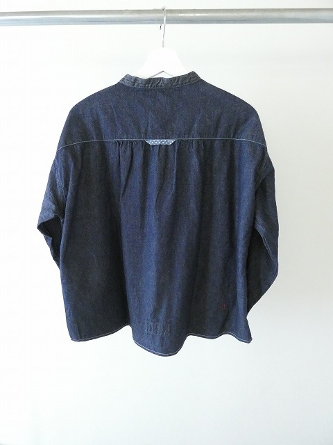快晴堂(かいせいどう) HAYATE デュアルシーズンデニム スタンドプルオーバーシャツの商品画像8