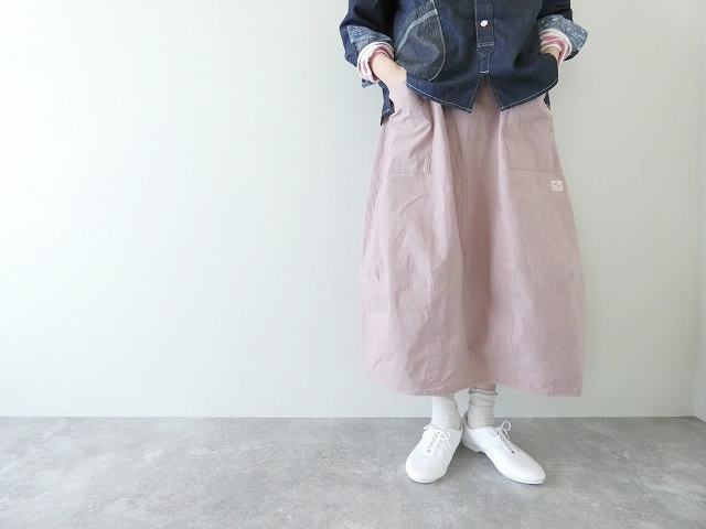 快晴堂(かいせいどう) Girl's・ヴィンテージ馬布 斜めポケットステッチたくさんスカートの商品画像3