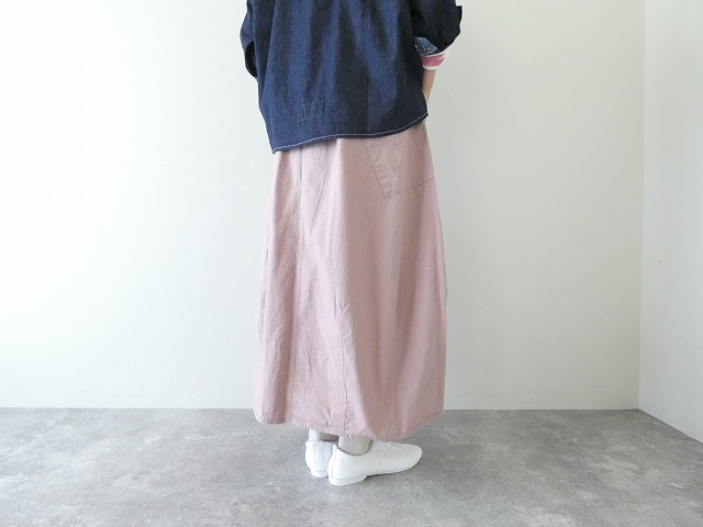 快晴堂(かいせいどう) Girl's・ヴィンテージ馬布 斜めポケットステッチたくさんスカートの商品画像8