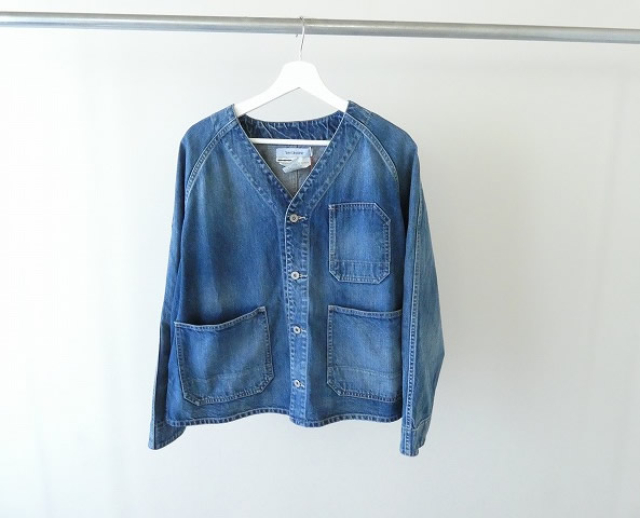 Veritecoeur(ヴェリテクール) ノーカラーデニムカバーオールの商品画像3