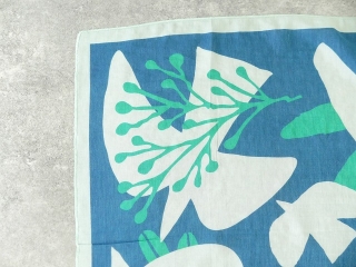  北欧の渡り鳥と植物柄のスカーフ ショートサイズの商品画像21