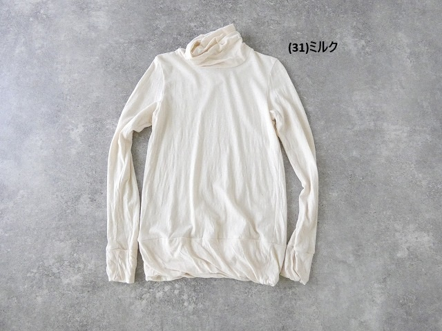 NARU ムラ糸リサイクル天竺裾ひねりタートルの商品画像11