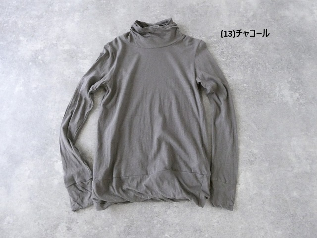 NARU ムラ糸リサイクル天竺裾ひねりタートルの商品画像12
