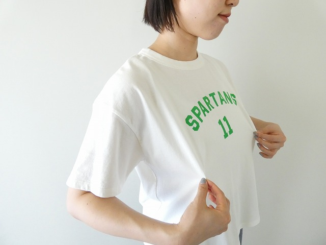 Blue Lake Market(ブルーレイクマーケット) アメリカンドライ天竺ラウンドヘムプリントTee SPARTANSの商品画像4