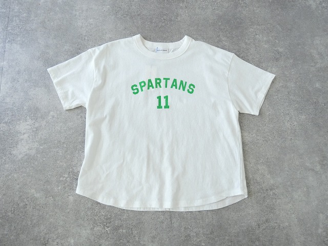 Blue Lake Market(ブルーレイクマーケット) アメリカンドライ天竺ラウンドヘムプリントTee SPARTANSの商品画像9