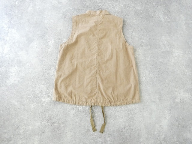 Blue Lake Market(ブルーレイクマーケット) ヴィンテージポプリン比翼あきベストの商品画像14
