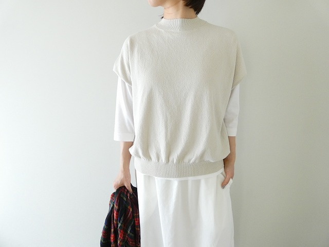 evam eva(エヴァムエヴァ) cotton vestの商品画像1