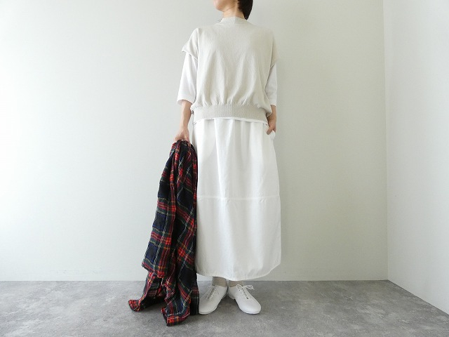 evam eva(エヴァムエヴァ) cotton vestの商品画像2