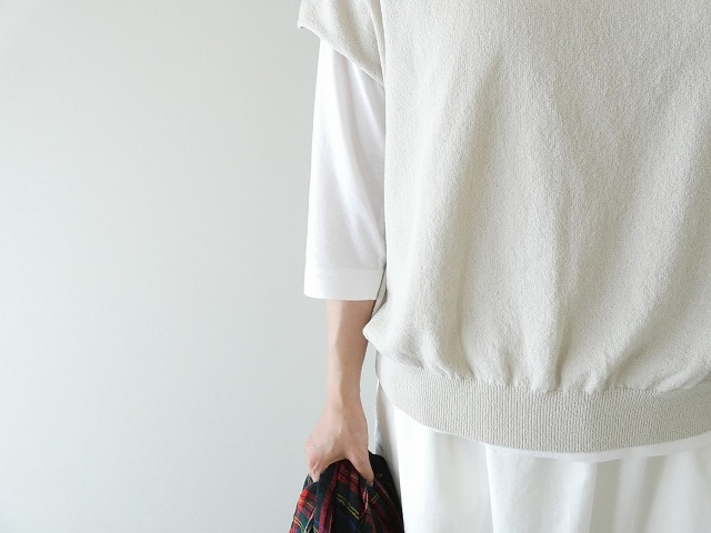 evam eva(エヴァムエヴァ) cotton vestの商品画像7