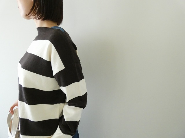 maomade(マオメイド) やわらかコットンしましまプルオーバーの商品画像7