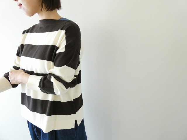 maomade(マオメイド) やわらかコットンしましまプルオーバーの商品画像8