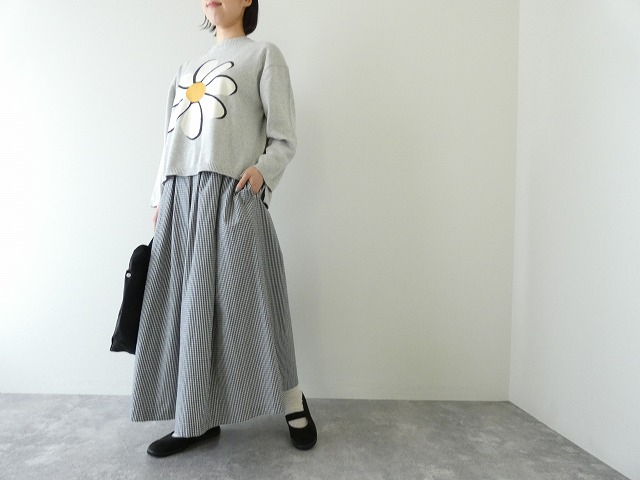 maomade(マオメイド) やわらかコットンBIG DAISYインターシャプルオーバーの商品画像3