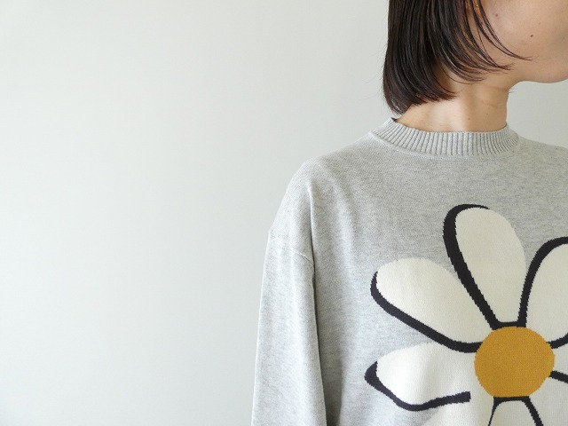 maomade(マオメイド) やわらかコットンBIG DAISYインターシャプルオーバーの商品画像5