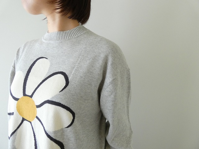 maomade(マオメイド) やわらかコットンBIG DAISYインターシャプルオーバーの商品画像6