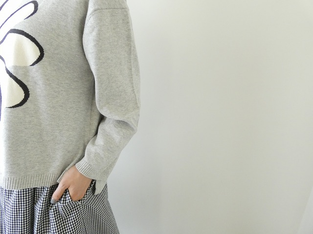 maomade(マオメイド) やわらかコットンBIG DAISYインターシャプルオーバーの商品画像7