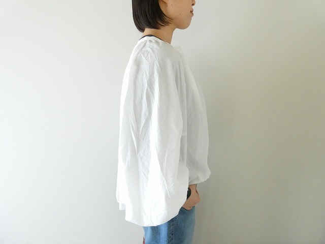 maomade(マオメイド) ストレッチブロード&ローンふんわりボリュームかぼちゃブラウスの商品画像10