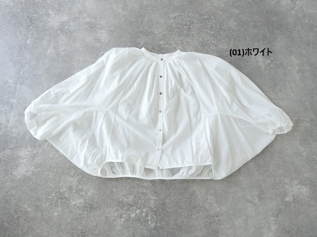 maomade(マオメイド) ストレッチブロード&ローンふんわりボリュームかぼちゃブラウスの商品画像13
