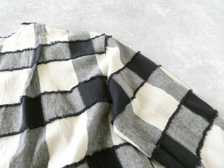 tumugu(ツムグ) ブロックチェックカットジャガードボレロブラウスの商品画像29