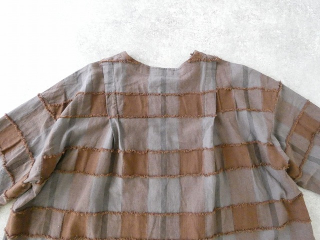 tumugu(ツムグ) ブロックチェックカットジャガードボレロブラウスの商品画像45