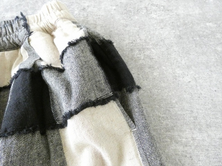 tumugu(ツムグ) ブロックチェックカットジャガードバルーンパンツの商品画像27