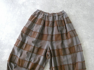 tumugu(ツムグ) ブロックチェックカットジャガードバルーンパンツの商品画像35